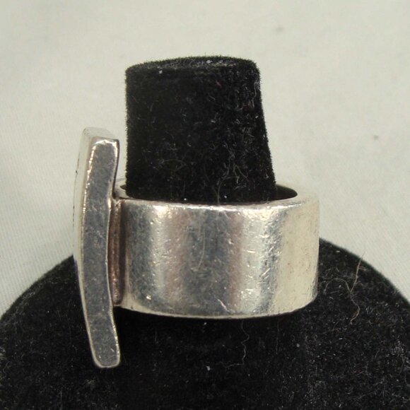 Rare!! EFVA Attling Hooked On Simone Heavy 24.1g 925 Sterling Silver Ring - Picture 2 of 10